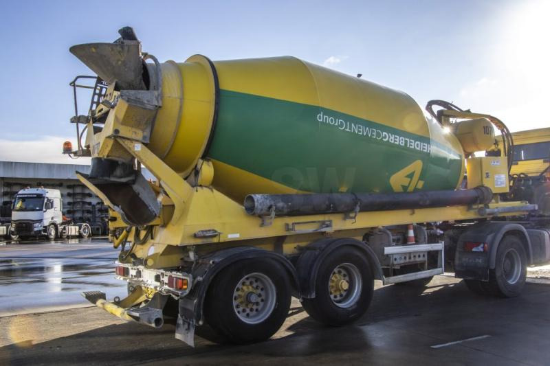 DE BUF MIXER/MALAXEUR/MISCHER-10M3 (gestuurd/gelenkt/dir./steering) - Concrete mixer semi-trailer: picture 4 DE BUF MIXER/MALAXEUR/MISCHER-10M3 (gestuurd/gelenkt/dir./steering) - Concrete mixer semi-trailer: picture 4