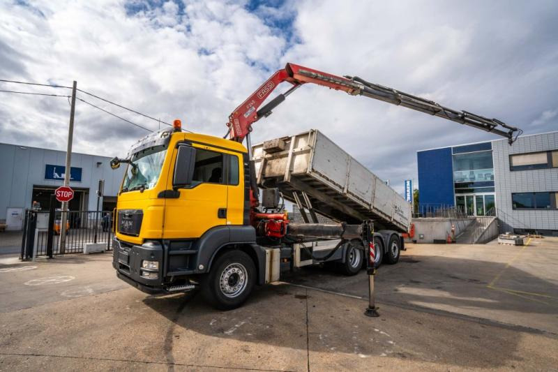 MAN TGS 32.400 BL + Fassi 245A/5x - Tipper, Crane truck: picture 1 MAN TGS 32.400 BL + Fassi 245A/5x - Tipper, Crane truck: picture 1