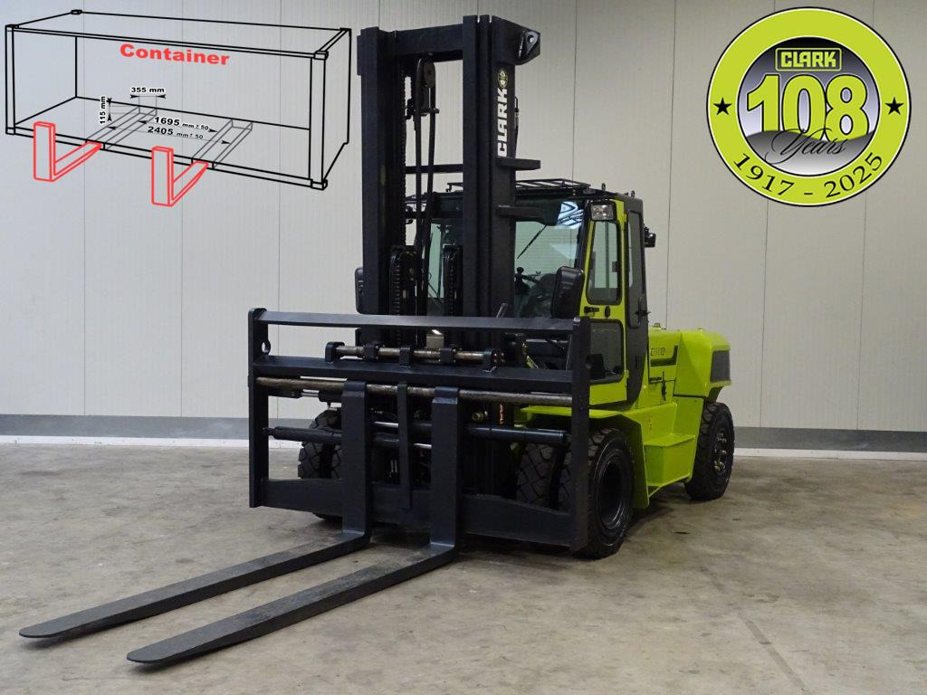 Clark C80D900 - Empty Containers Handler - Diesel forklift: picture 1 Clark C80D900 - Empty Containers Handler - Diesel forklift: picture 1