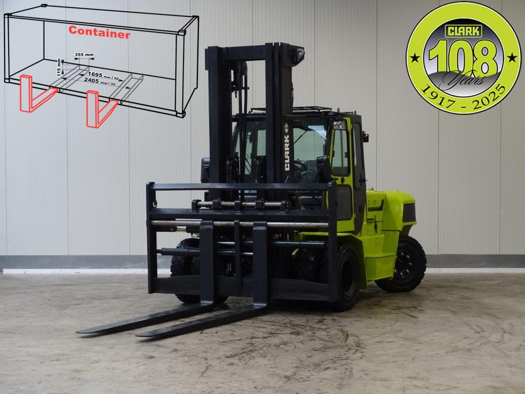 Clark C80D900 - TRIPLEX - NEU - Diesel forklift: picture 1 Clark C80D900 - TRIPLEX - NEU - Diesel forklift: picture 1