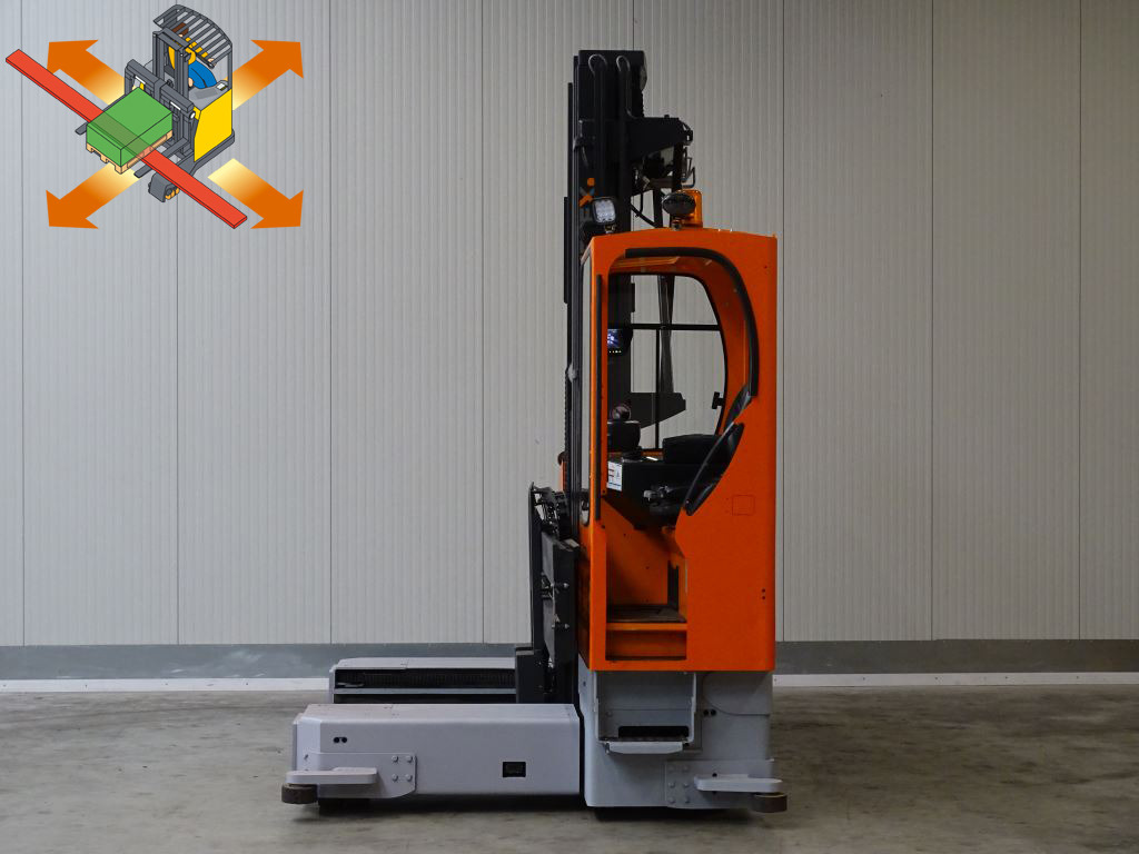 Hubtex MQ40 - TRIPLEX - 4-way reach truck: picture 1 Hubtex MQ40 - TRIPLEX - 4-way reach truck: picture 1
