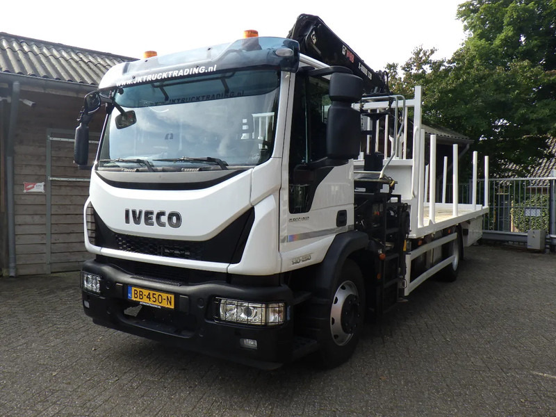 Iveco EuroCargo 140 140-250 / 6 cilinder / Manual /Bladgeveerd / Hiab X-HIDUO 158 Radiografisch / Drilling / Winch - Crane truck: picture 1 Iveco EuroCargo 140 140-250 / 6 cilinder / Manual /Bladgeveerd / Hiab X-HIDUO 158 Radiografisch / Drilling / Winch - Crane truck: picture 1