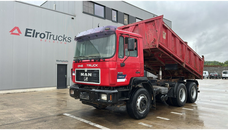 MAN 26.403 (STEEL SUSPENSION / VERY CLEAN / 6 CYLINDER / BIG AXLE / EURO 2) - Tipper: picture 1 MAN 26.403 (STEEL SUSPENSION / VERY CLEAN / 6 CYLINDER / BIG AXLE / EURO 2) - Tipper: picture 1