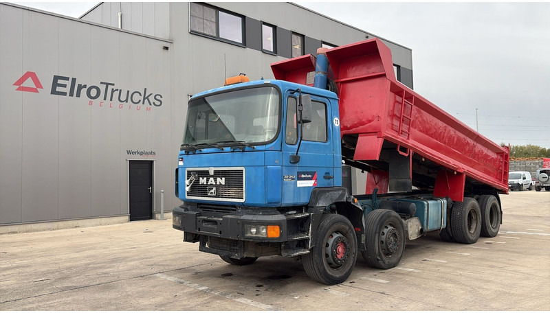 MAN 32.343 (LAMES / STEEL SUSP. / 8X4 / GRAND PONT / BIG AXLE) - Tipper: picture 1 MAN 32.343 (LAMES / STEEL SUSP. / 8X4 / GRAND PONT / BIG AXLE) - Tipper: picture 1