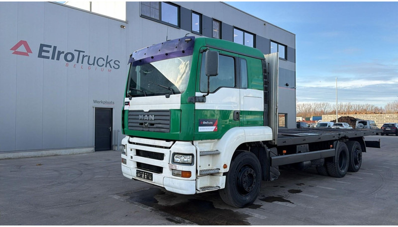 MAN TGA 25.360 (MANUAL PUMP / PERFECT CONDITION / MANUAL GEARBOX / BOITE MANUELLE / 6X2) - Dropside/ Flatbed truck: picture 1 MAN TGA 25.360 (MANUAL PUMP / PERFECT CONDITION / MANUAL GEARBOX / BOITE MANUELLE / 6X2) - Dropside/ Flatbed truck: picture 1