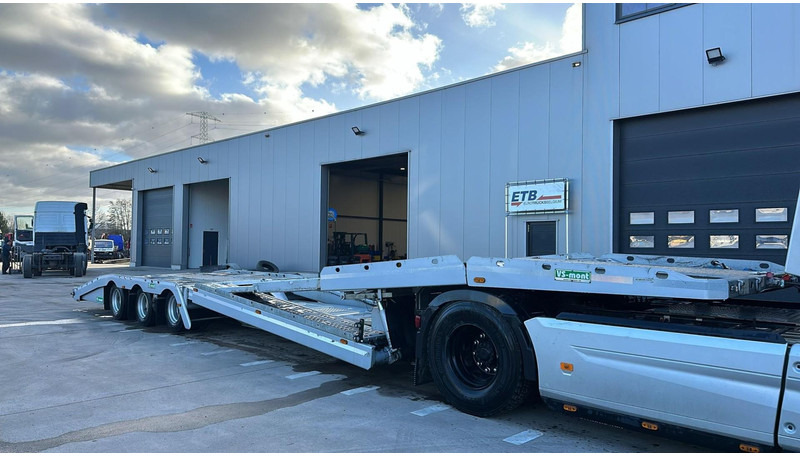 VS-MONT VSAT02 (BELGIAN TRAILER IN PERFECT CONDITION / TRUCK LOADING) - Low loader semi-trailer: picture 2 VS-MONT VSAT02 (BELGIAN TRAILER IN PERFECT CONDITION / TRUCK LOADING) - Low loader semi-trailer: picture 2