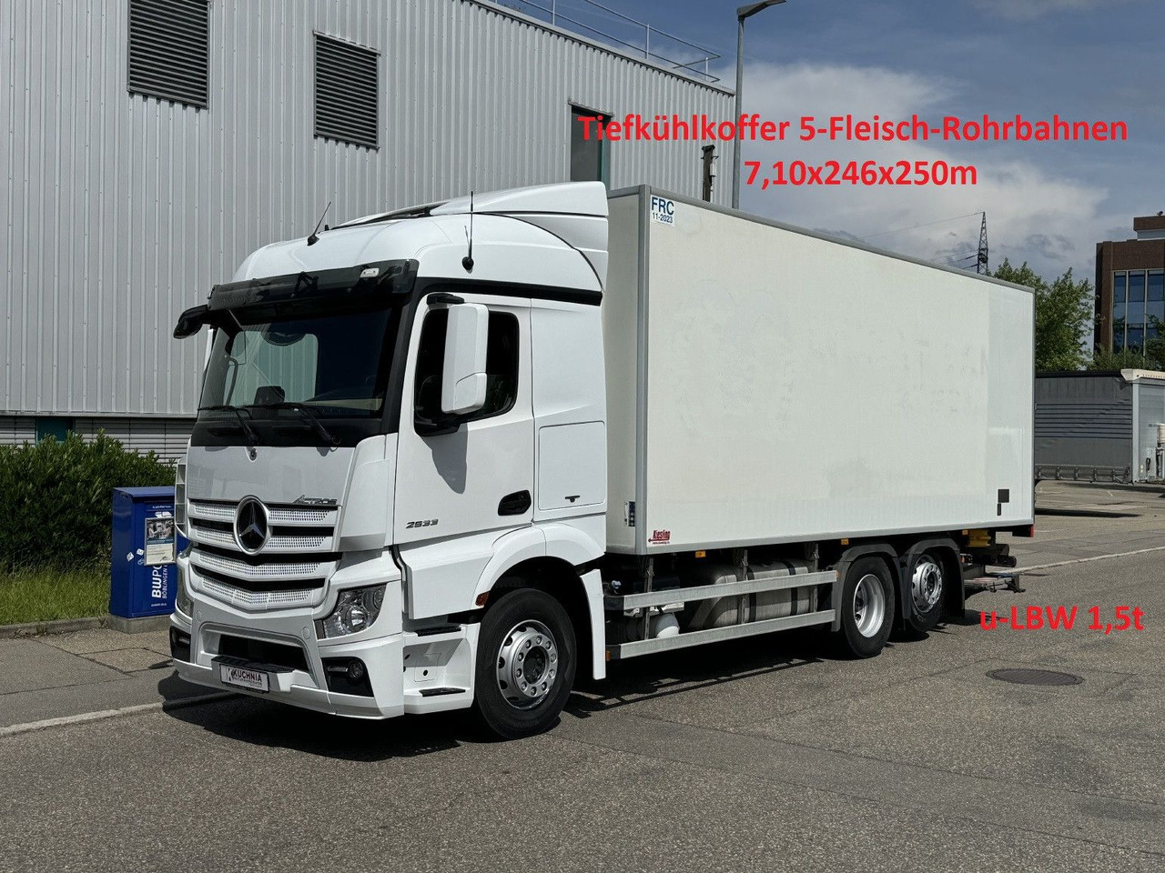 Mercedes-Benz Actros 2533L Tiefkühl 5-Fleisch-Rohrbahnen TKing - Refrigerator truck: picture 1 Mercedes-Benz Actros 2533L Tiefkühl 5-Fleisch-Rohrbahnen TKing - Refrigerator truck: picture 1