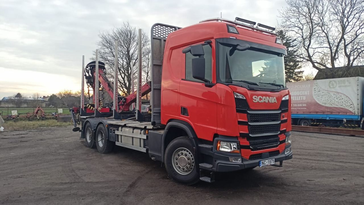 Scania R450 - Timber truck, Crane truck: picture 1 Scania R450 - Timber truck, Crane truck: picture 1