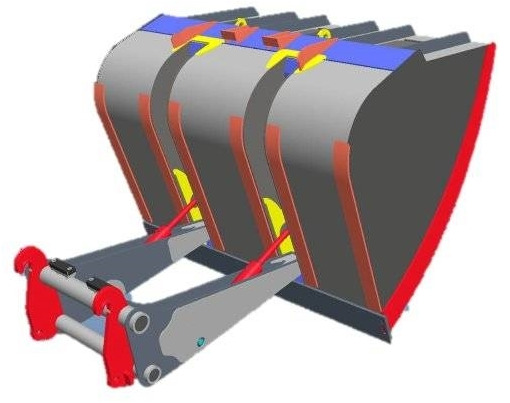 O&K L 35 B High dump front bucket wheel loaders O&K L3 - Bucket for Construction machinery: picture 1 O&K L 35 B High dump front bucket wheel loaders O&K L3 - Bucket for Construction machinery: picture 1