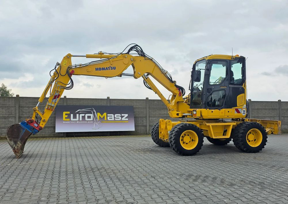Komatsu PW 98MR-8, 2017 ROK, 5200 MTH, BEZ DPF i ADBLUE - Wheel excavator: picture 1 Komatsu PW 98MR-8, 2017 ROK, 5200 MTH, BEZ DPF i ADBLUE - Wheel excavator: picture 1