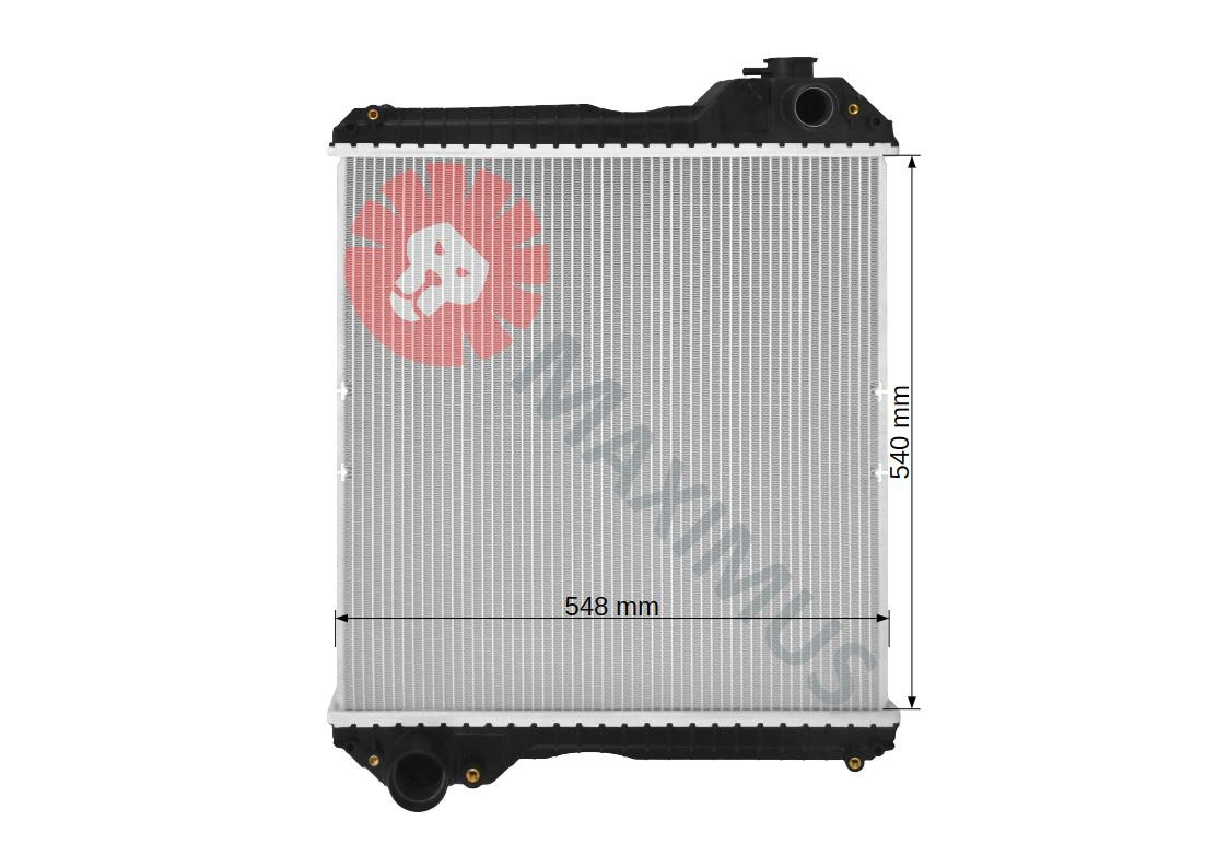 JOHN DEERE  - Radiator for Farm tractor: picture 3 JOHN DEERE  - Radiator for Farm tractor: picture 3