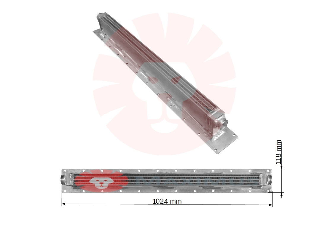 VOLVO B10 - Oil cooler for Bus: picture 2 VOLVO B10 - Oil cooler for Bus: picture 2