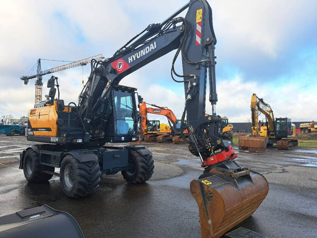Hyundai HW140A + Tiltrotator - Wheel excavator: picture 4 Hyundai HW140A + Tiltrotator - Wheel excavator: picture 4