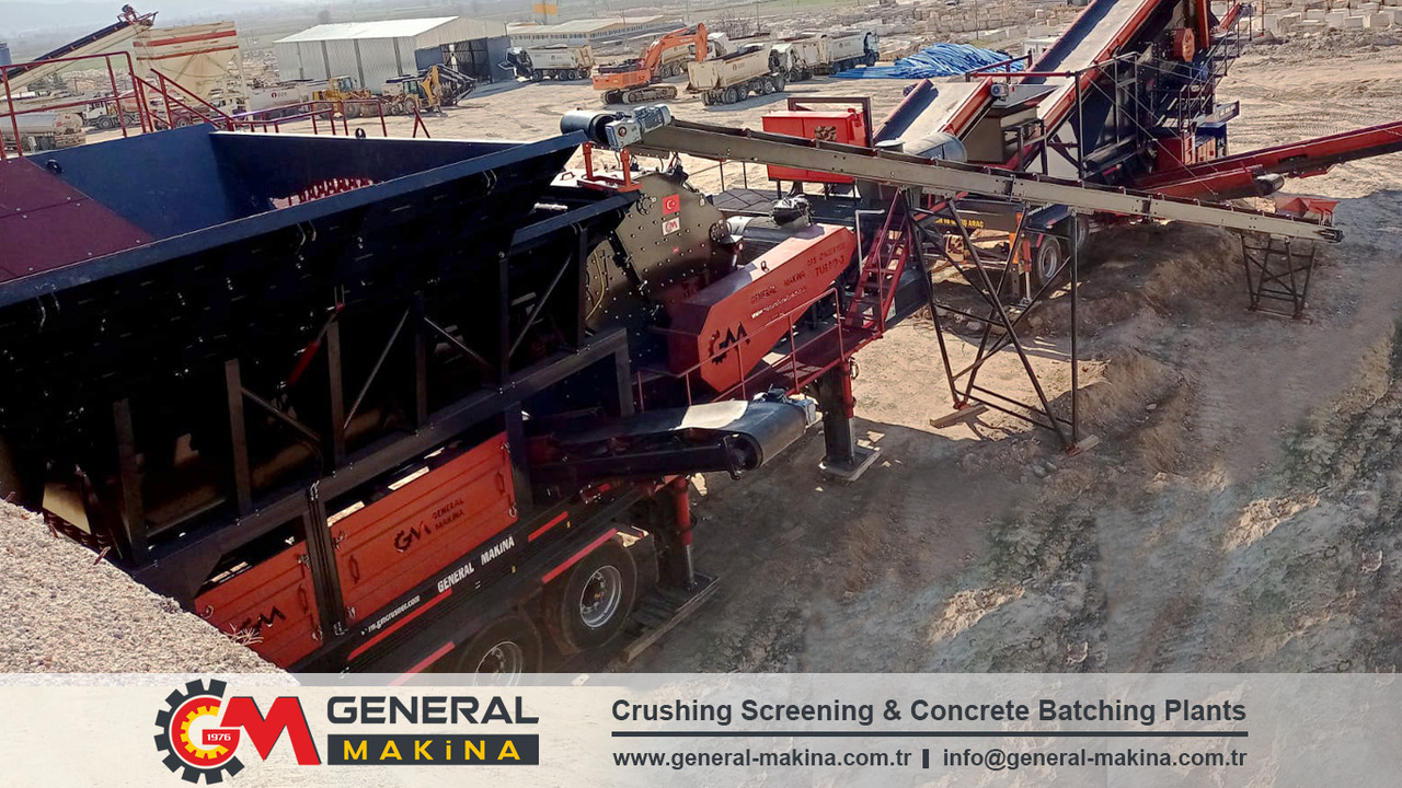 GENERAL MAKİNA Limestone Crushing Plant - Mobile crusher: picture 2 GENERAL MAKİNA Limestone Crushing Plant - Mobile crusher: picture 2