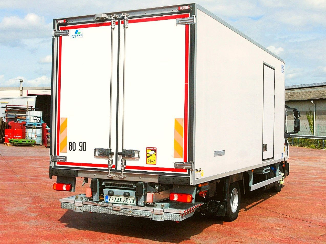 Refrigerator truck Iveco 100E19 KUHLKOFFER CARRIER SUPRA 550 luft fed A/C: picture 6