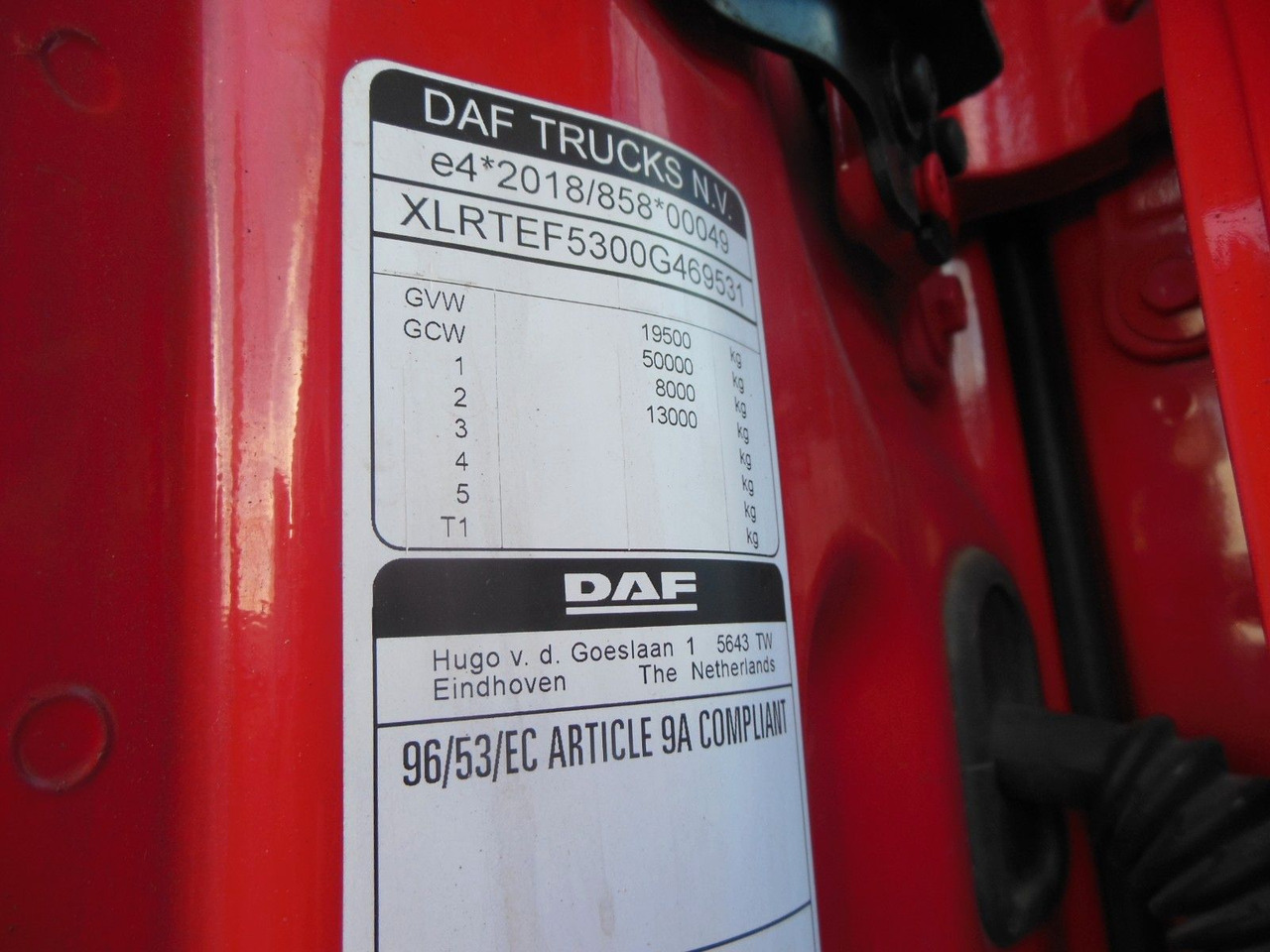 Tractor unit DAF XG 480, KIPPHYDRAULIK, STANDKLIMA, WIE NEUE!!!: picture 26