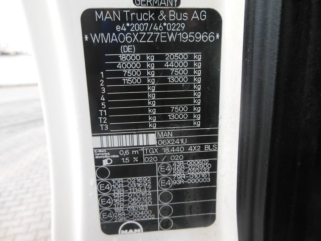Tractor unit MAN TGX 18.440 BLS, INTARDER, AUTOMATIC, EURO 6: picture 21