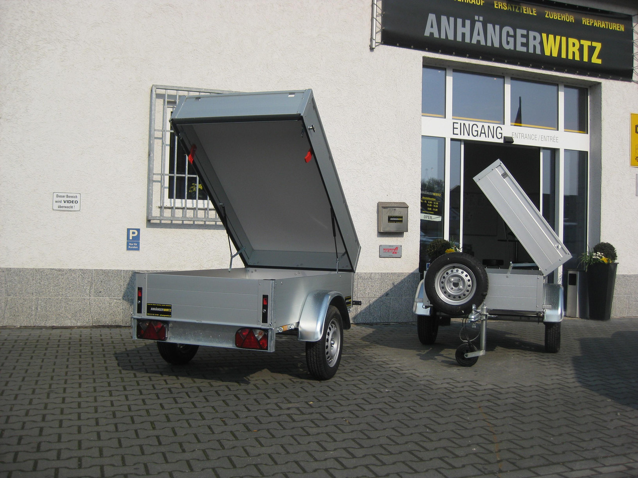 ALUBOXX Deckelanhänger GT 500 HT 181x101x48cm (XXS) 500kg - Car trailer: picture 3 ALUBOXX Deckelanhänger GT 500 HT 181x101x48cm (XXS) 500kg - Car trailer: picture 3