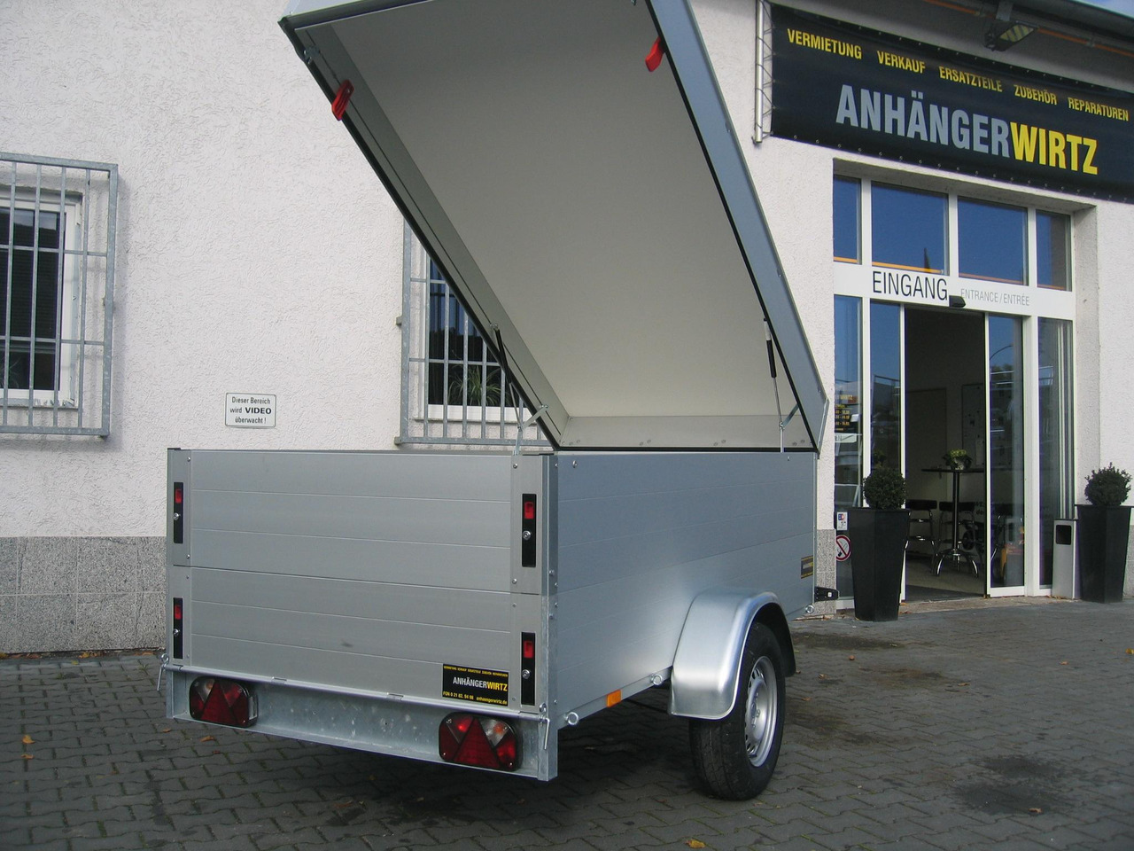 ALUBOXX Deckelanhänger GTB 1200 VT1 251x126x83cm (S) 1160kg Januar Aktion - Car trailer: picture 5 ALUBOXX Deckelanhänger GTB 1200 VT1 251x126x83cm (S) 1160kg Januar Aktion - Car trailer: picture 5