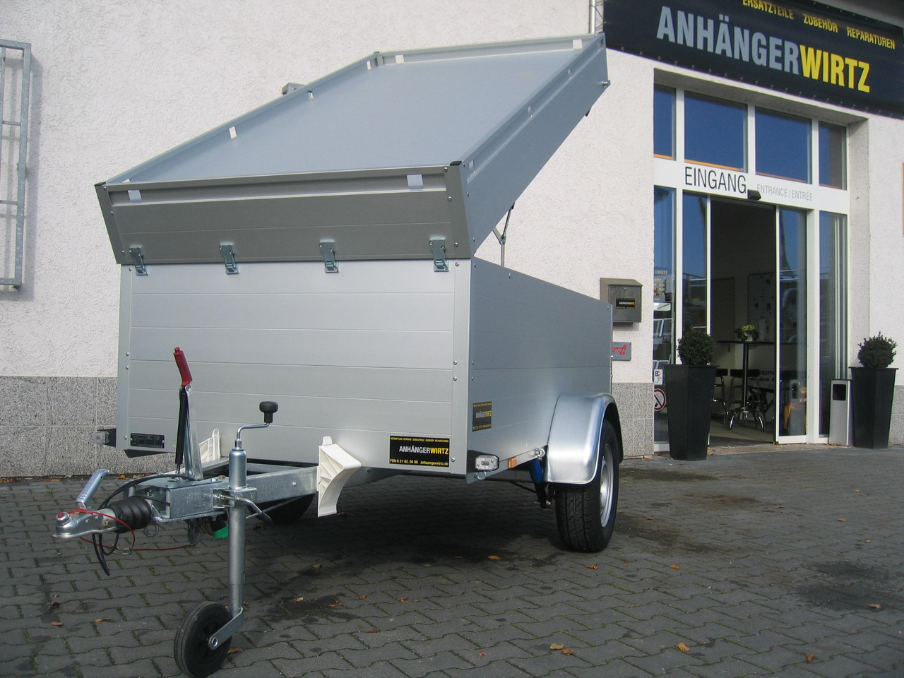 ALUBOXX Deckelanhänger GTB 1200 VT1 251x126x83cm (S) 1160kg Januar Aktion - Car trailer: picture 1 ALUBOXX Deckelanhänger GTB 1200 VT1 251x126x83cm (S) 1160kg Januar Aktion - Car trailer: picture 1