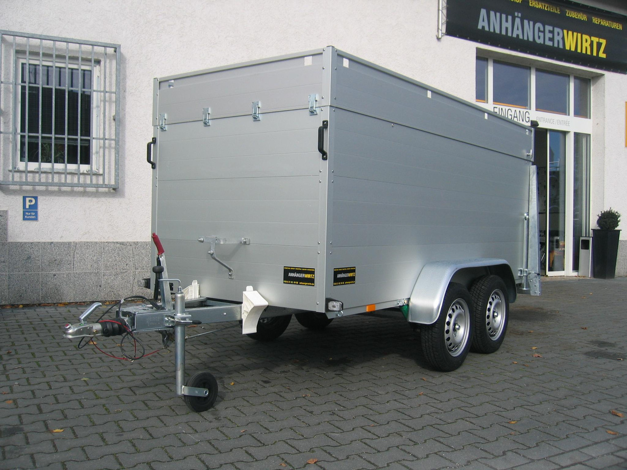 ALUBOXX Deckelanhänger GTT 1500 VT2 301x126x118cm Heckrampe (M) 1500kg order Aktion - Closed box trailer: picture 2 ALUBOXX Deckelanhänger GTT 1500 VT2 301x126x118cm Heckrampe (M) 1500kg order Aktion - Closed box trailer: picture 2