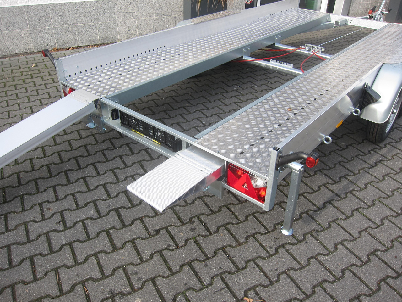 Autotransporter trailer Anssems AMT ECO 2000 light 400x188x18cm (XL) Alurampen 2000kg Wohnmobilanhänger Januar Aktion: picture 13