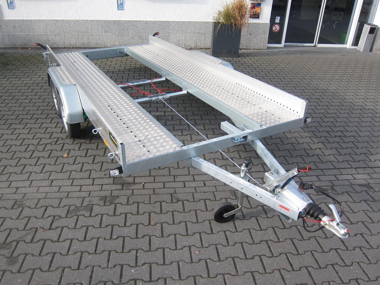 Autotransporter trailer Anssems AMT ECO 2000 light 400x188x18cm (XL) Alurampen 2000kg Wohnmobilanhänger Januar Aktion: picture 7