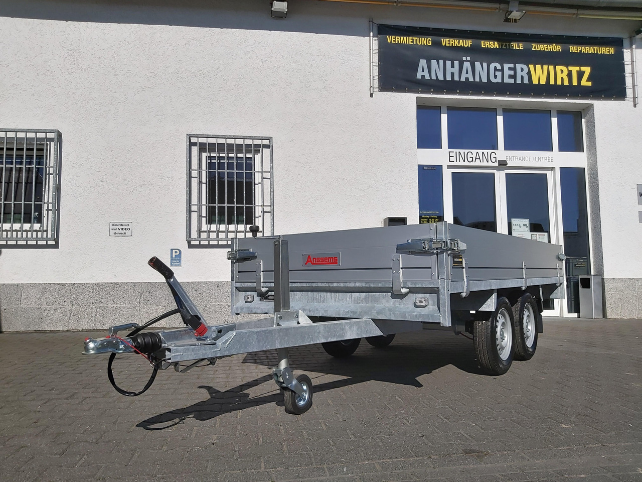 Anssems Hochlader PSX - S 2500 305x153x30cm (M) 2500kg preorder Aktion online - Dropside/ Flatbed trailer: picture 1 Anssems Hochlader PSX - S 2500 305x153x30cm (M) 2500kg preorder Aktion online - Dropside/ Flatbed trailer: picture 1