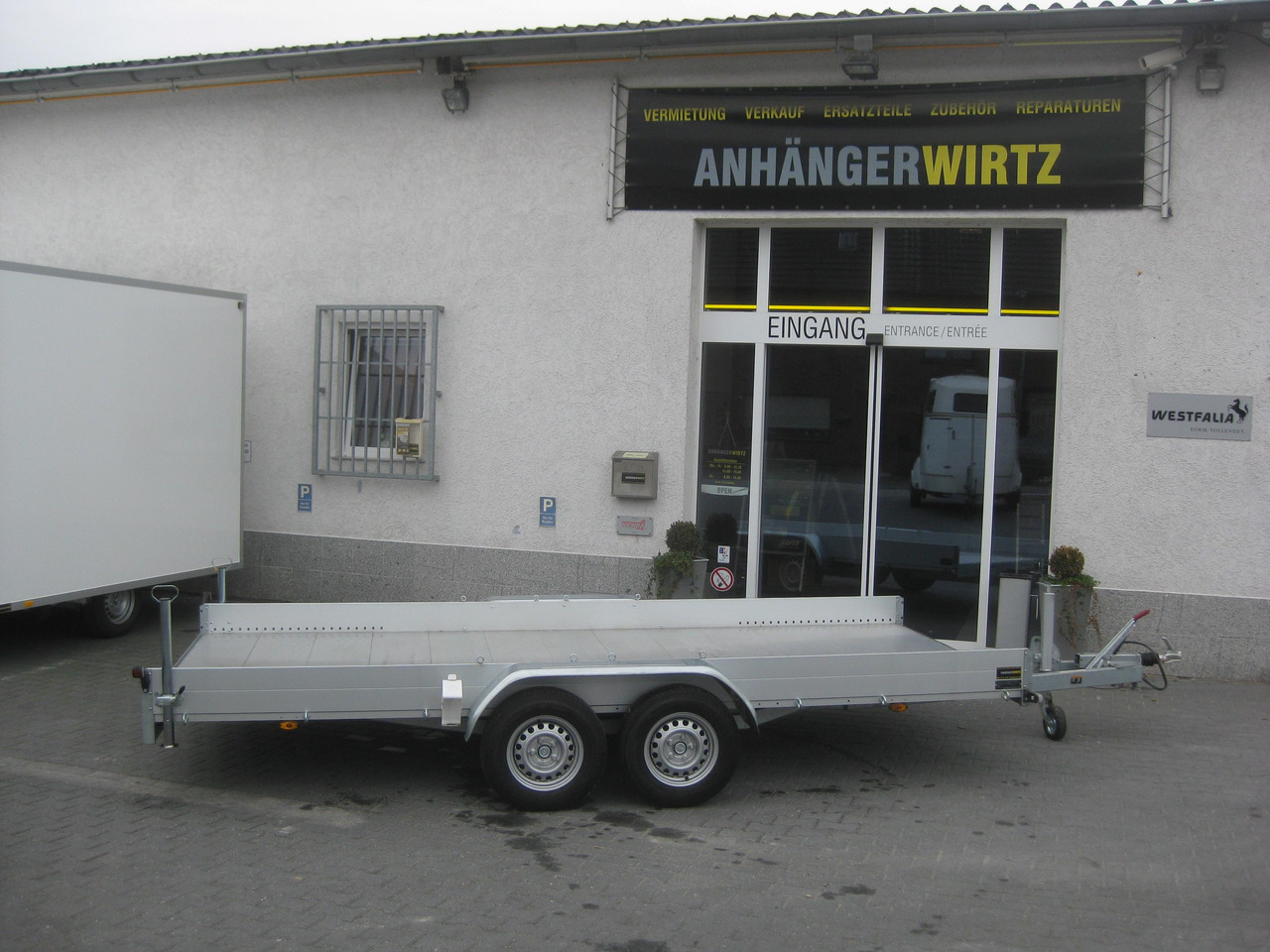 Anssems Transporter AMT 2500 440x190x18cm Aluboden Alurampen Seilwinde 2500kg Modell 22 - Dropside/ Flatbed trailer: picture 4 Anssems Transporter AMT 2500 440x190x18cm Aluboden Alurampen Seilwinde 2500kg Modell 22 - Dropside/ Flatbed trailer: picture 4