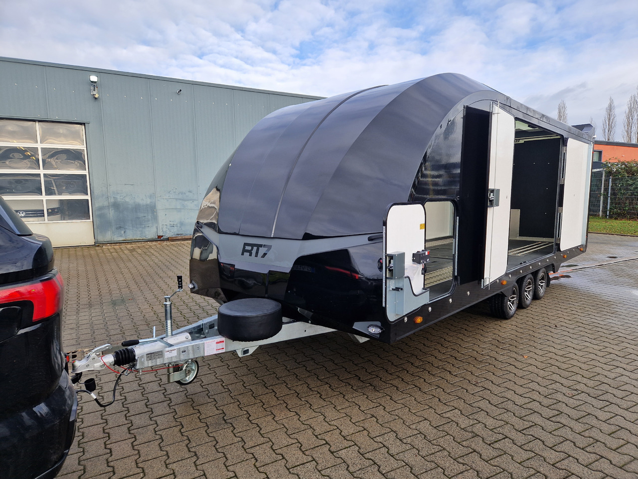 Autotransporter trailer BJT Race Transporter 7 397-6023-35-3-10-B 600x228x189cm black Alufelgen Tridem 3500kg: picture 8