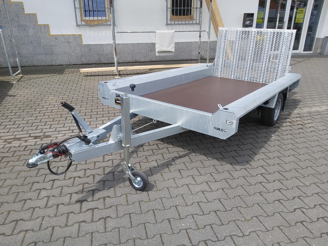 Plant trailer HULCO TERRAX Basic 294x150x27cm Heckrampe 100cm (M) 12" 1800kg: picture 6