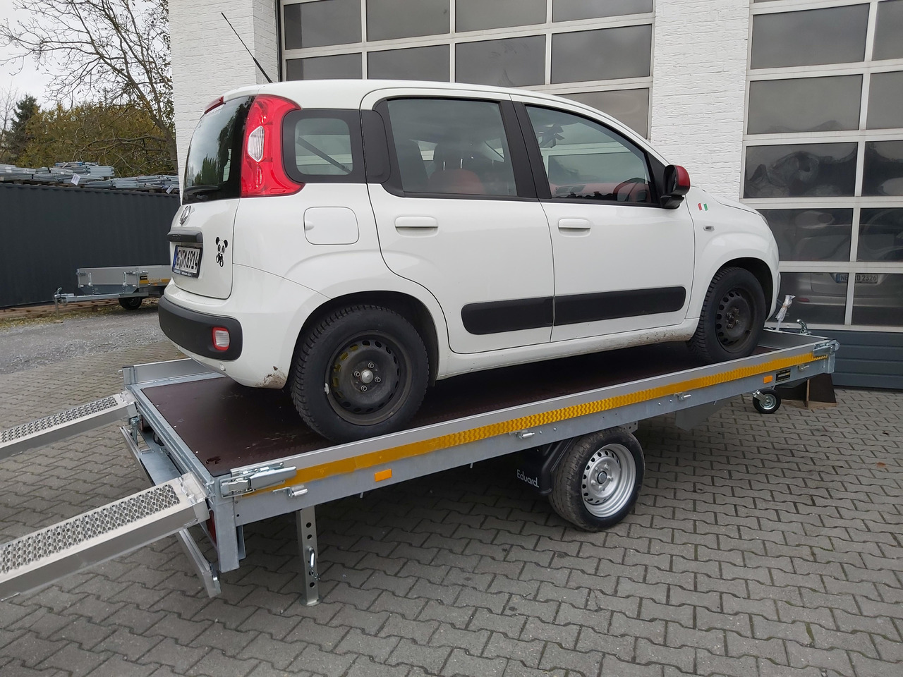 Multi Transporter 356x200x10cm Alurampen Seilwinde Stützen Lfh: 63cm 13" (L) 1800kg - Car trailer: picture 4 Multi Transporter 356x200x10cm Alurampen Seilwinde Stützen Lfh: 63cm 13" (L) 1800kg - Car trailer: picture 4