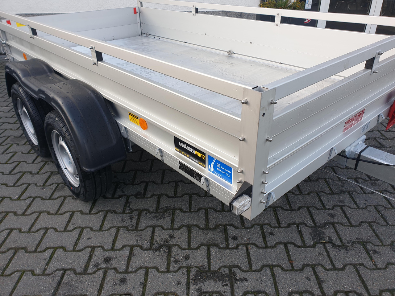 PKW Anhänger Koch Aluline+ 7.20 150.300.20 Hobbyline 300x150x44cm Aluboden (M) 2000kg - Car trailer: picture 4 PKW Anhänger Koch Aluline+ 7.20 150.300.20 Hobbyline 300x150x44cm Aluboden (M) 2000kg - Car trailer: picture 4