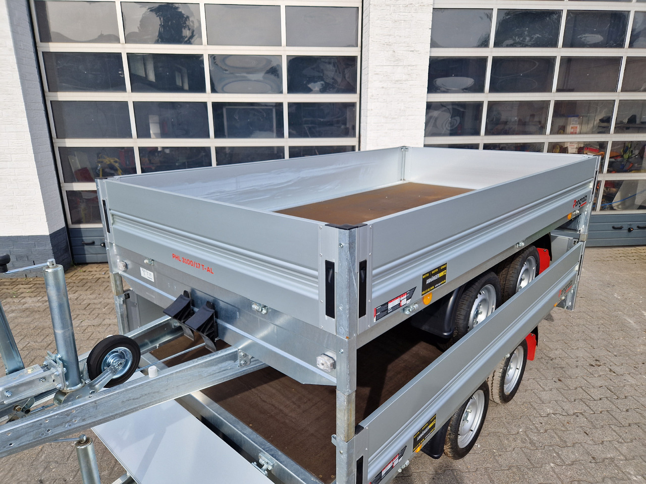 Pongratz Pritschenhochlader PHL 3100/17 T-AL-S 310x170x36cm 13" (M) 2000kg - Dropside/ Flatbed trailer: picture 1 Pongratz Pritschenhochlader PHL 3100/17 T-AL-S 310x170x36cm 13" (M) 2000kg - Dropside/ Flatbed trailer: picture 1
