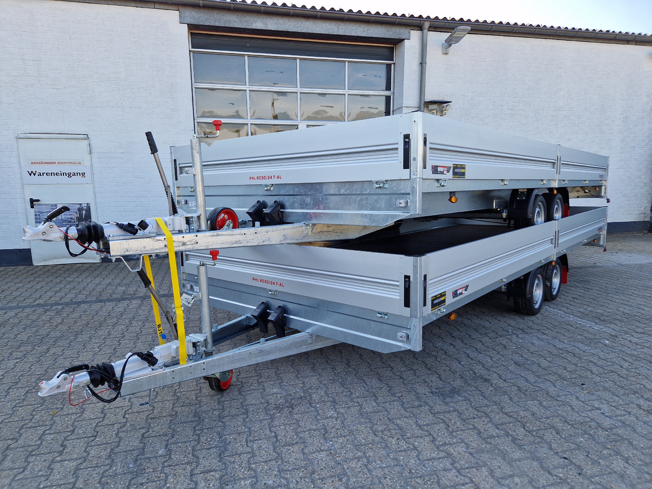 Pongratz Pritschenhochlader PHL 6030/24 T-AL-S 603x246x36cm Tandem 13" 3500kg Winter Aktion - Dropside/ Flatbed trailer: picture 1 Pongratz Pritschenhochlader PHL 6030/24 T-AL-S 603x246x36cm Tandem 13" 3500kg Winter Aktion - Dropside/ Flatbed trailer: picture 1