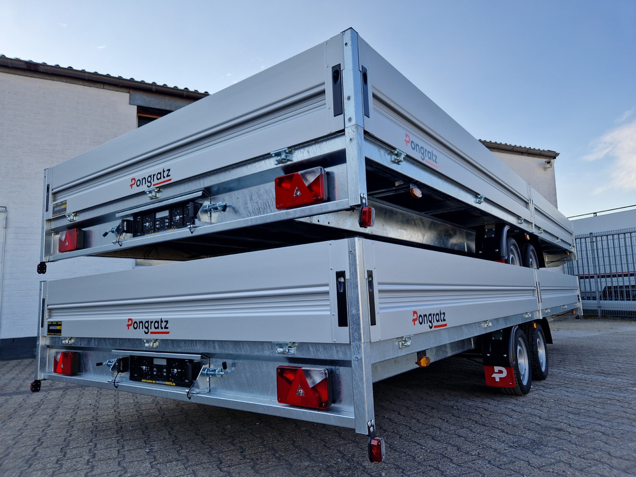 Pongratz Pritschenhochlader PHL 6030/24 T-AL-S 603x246x36cm Tandem 13" 3500kg Winter Aktion - Dropside/ Flatbed trailer: picture 3 Pongratz Pritschenhochlader PHL 6030/24 T-AL-S 603x246x36cm Tandem 13" 3500kg Winter Aktion - Dropside/ Flatbed trailer: picture 3
