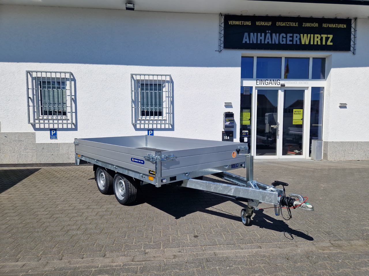 Dropside/ Flatbed trailer Saris PL 306 170 2000 2 306x170x30cm 13" (M) 2000kg Top Seller Aktion: picture 12