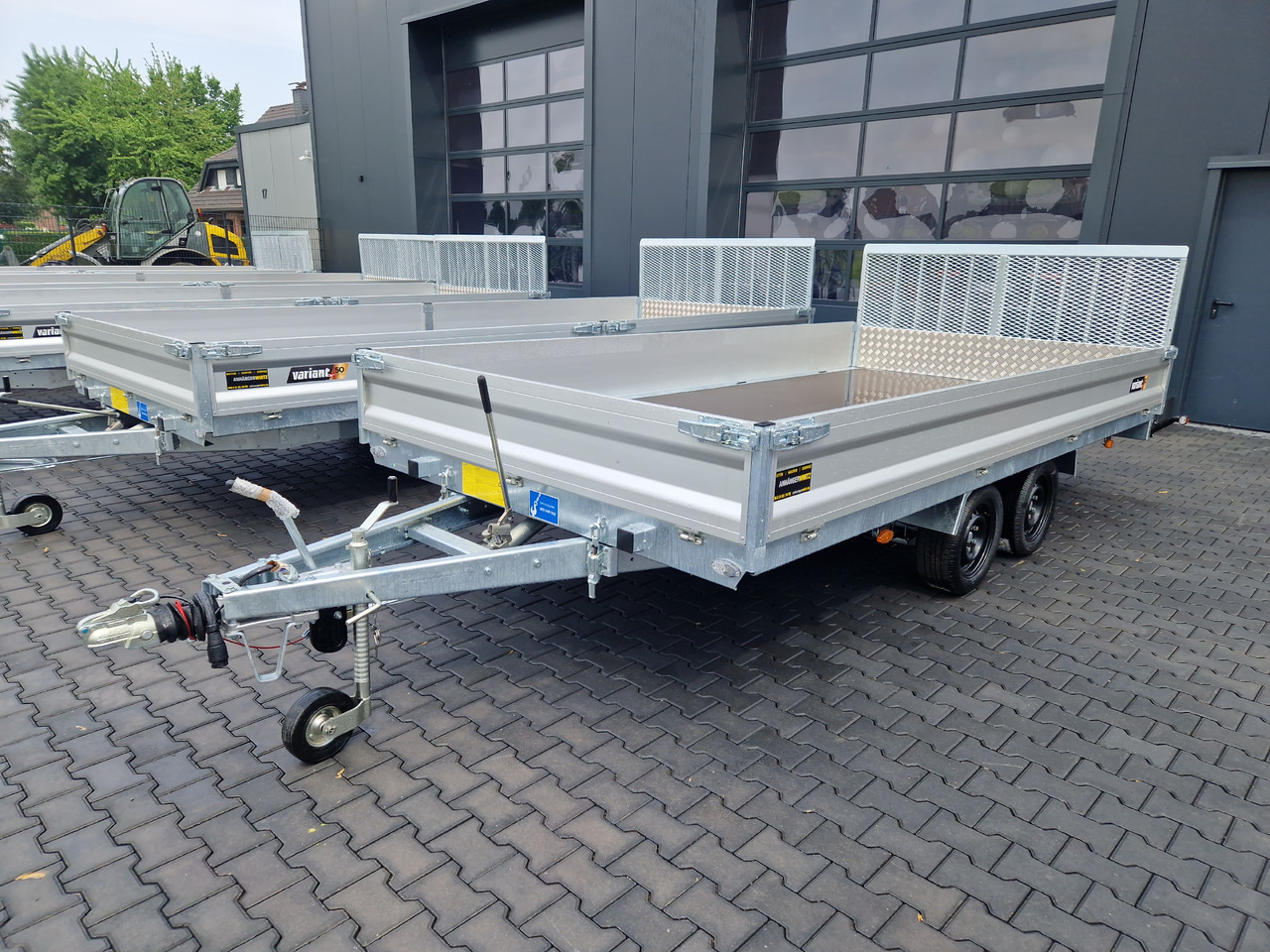 Variant Maschinentransporter 3542 UX Maxi Load Tandem Parabelfeder LED Felgen black 3500kg - Plant trailer: picture 1 Variant Maschinentransporter 3542 UX Maxi Load Tandem Parabelfeder LED Felgen black 3500kg - Plant trailer: picture 1