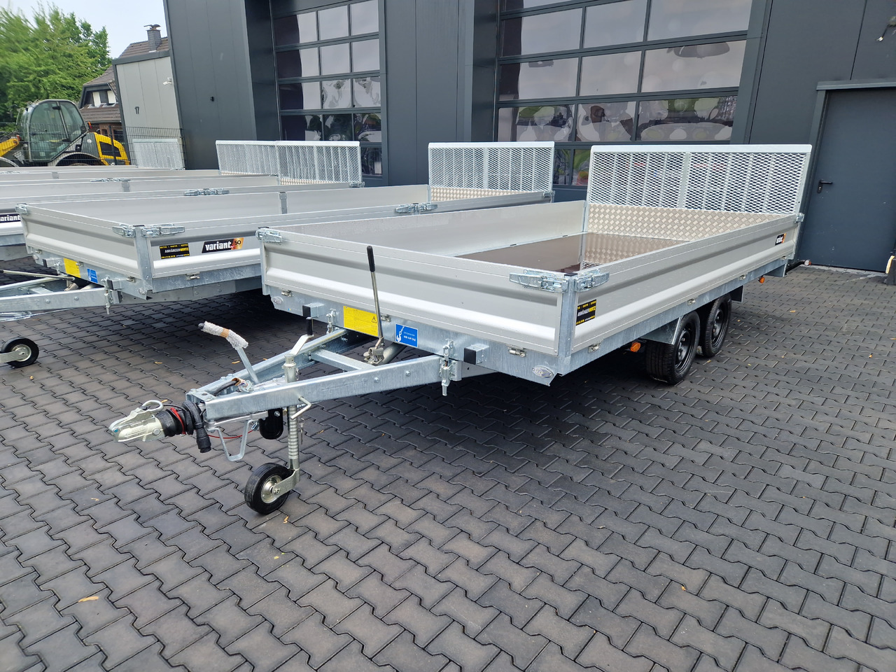 Variant Maschinentransporter 3542 UX Maxi Load Tandem Parabelfeder LED Felgen black 3500kg - Plant trailer: picture 2 Variant Maschinentransporter 3542 UX Maxi Load Tandem Parabelfeder LED Felgen black 3500kg - Plant trailer: picture 2