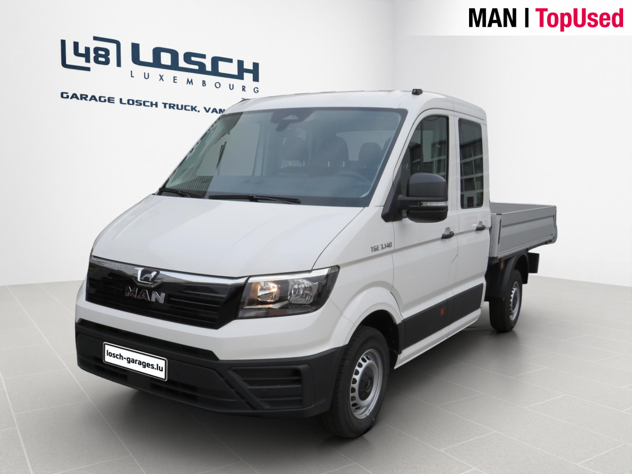 MAN TGE 3.140 4X2F L3 SB Doka Pritsche - Open body delivery van, Combi van: picture 1 MAN TGE 3.140 4X2F L3 SB Doka Pritsche - Open body delivery van, Combi van: picture 1