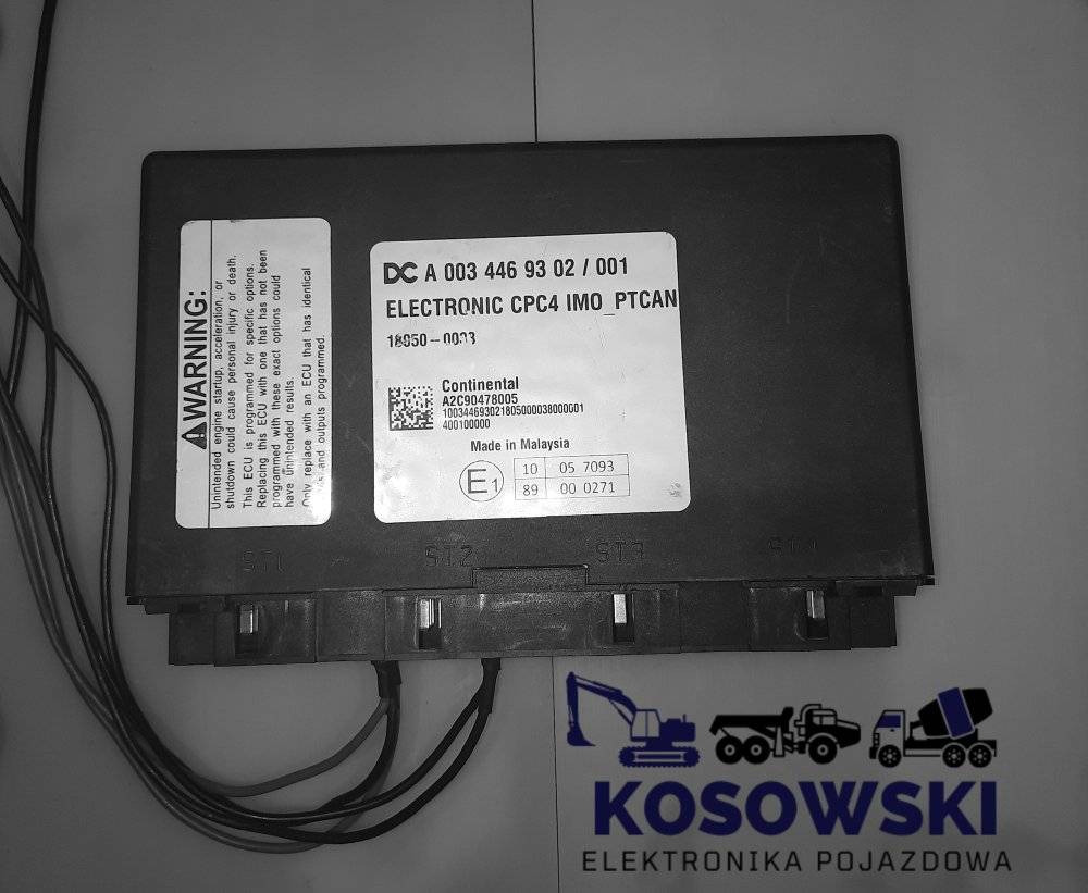 MERCEDES-BENZ CPC4 - ECU for Construction equipment: picture 1 MERCEDES-BENZ CPC4 - ECU for Construction equipment: picture 1