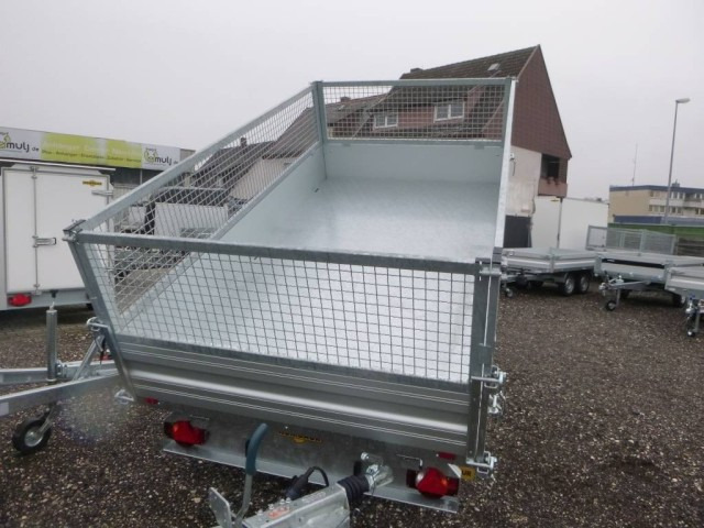 Humbaur 3-Seitenkipper HTK 3000.31 Alu, mit Laubgitteraufsatz, 3140 x 1750 x 350 mm, 3,0 to. - Tipper trailer: picture 3 Humbaur 3-Seitenkipper HTK 3000.31 Alu, mit Laubgitteraufsatz, 3140 x 1750 x 350 mm, 3,0 to. - Tipper trailer: picture 3