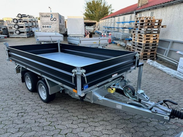Humbaur 3-Seitenkipper HTK 3500.31 Alu black edition , 3140 x 1750 x 350 mm, 3,5 to. - Tipper trailer: picture 2 Humbaur 3-Seitenkipper HTK 3500.31 Alu black edition , 3140 x 1750 x 350 mm, 3,5 to. - Tipper trailer: picture 2