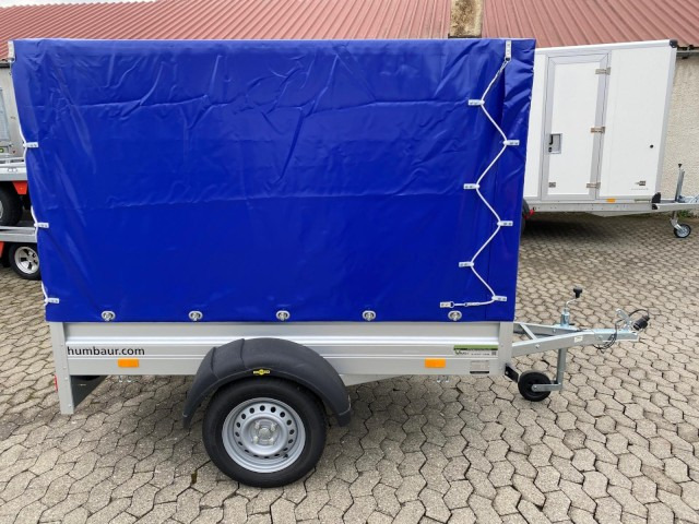 Humbaur HA 752111 ohne KV, mit Hochplane 140 cm, 750 kg, 2050 x 1100 x 350 mm - Car trailer: picture 3 Humbaur HA 752111 ohne KV, mit Hochplane 140 cm, 750 kg, 2050 x 1100 x 350 mm - Car trailer: picture 3