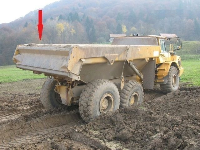 Volvo tailgate Volvo A25, A30, A35 articulated dump - Body and exterior for Articulated dumper: picture 1 Volvo tailgate Volvo A25, A30, A35 articulated dump - Body and exterior for Articulated dumper: picture 1