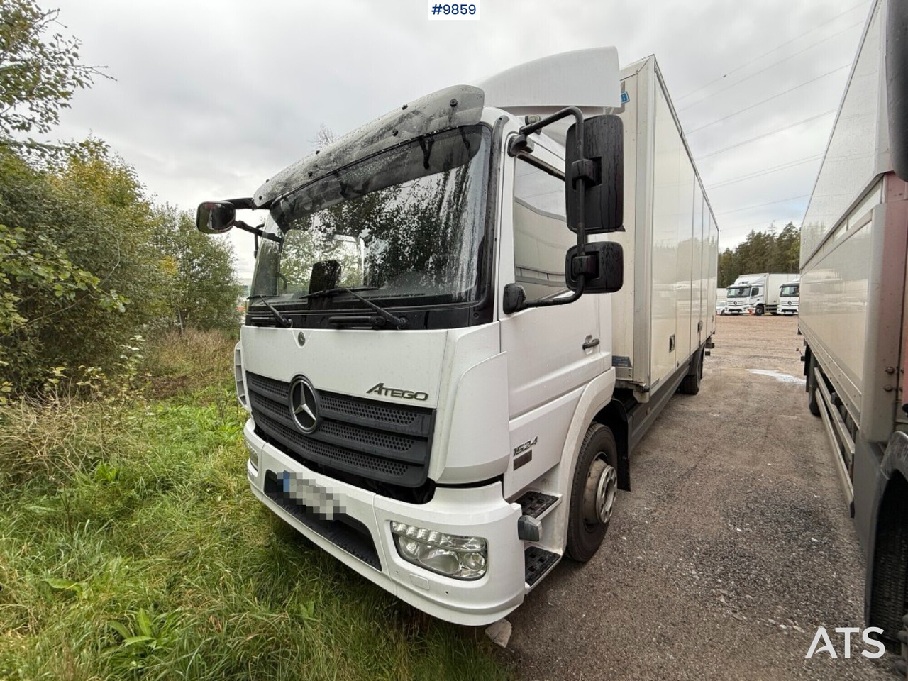 Box Truck Mercedes Benz Atego 1524 with openable side - Box truck: picture 1 Box Truck Mercedes Benz Atego 1524 with openable side - Box truck: picture 1
