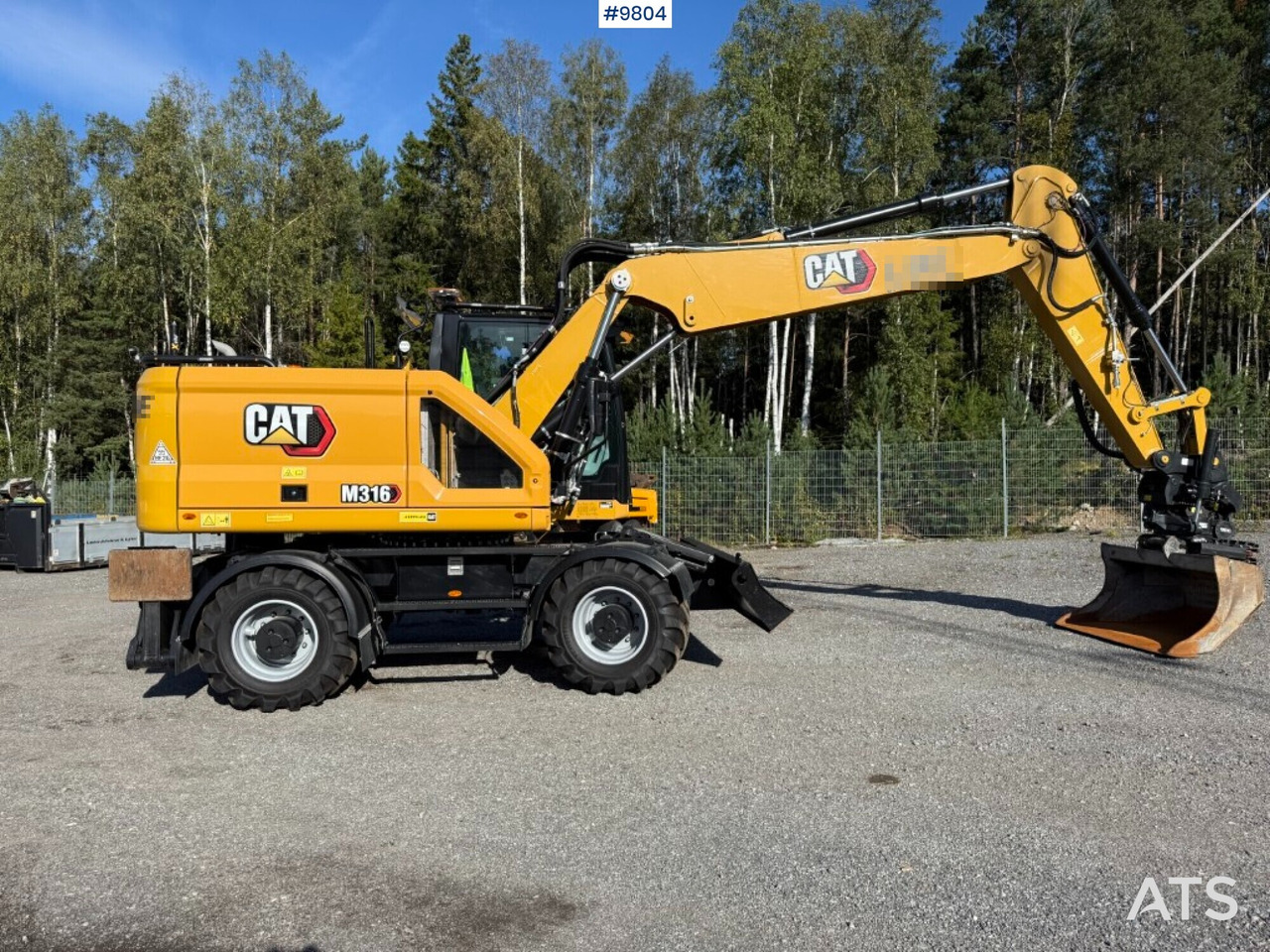 CAT M316 wheel excavator with tiltrotator, 3D excavation system, and grader bucket - Wheel excavator: picture 2 CAT M316 wheel excavator with tiltrotator, 3D excavation system, and grader bucket - Wheel excavator: picture 2