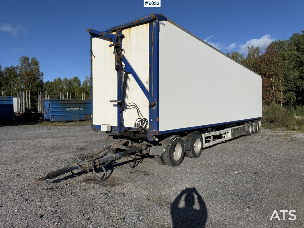 Chipper Trailer EKSJÖVAGNEN FS 18-20 - Closed box trailer: picture 2 Chipper Trailer EKSJÖVAGNEN FS 18-20 - Closed box trailer: picture 2