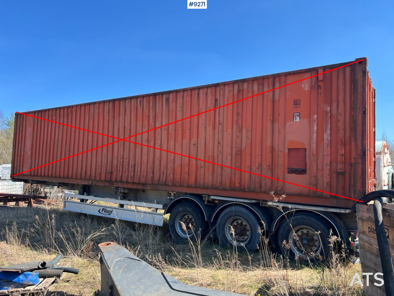 Container trailer- FLIEGL - Container transporter/ Swap body semi-trailer: picture 1 Container trailer- FLIEGL - Container transporter/ Swap body semi-trailer: picture 1
