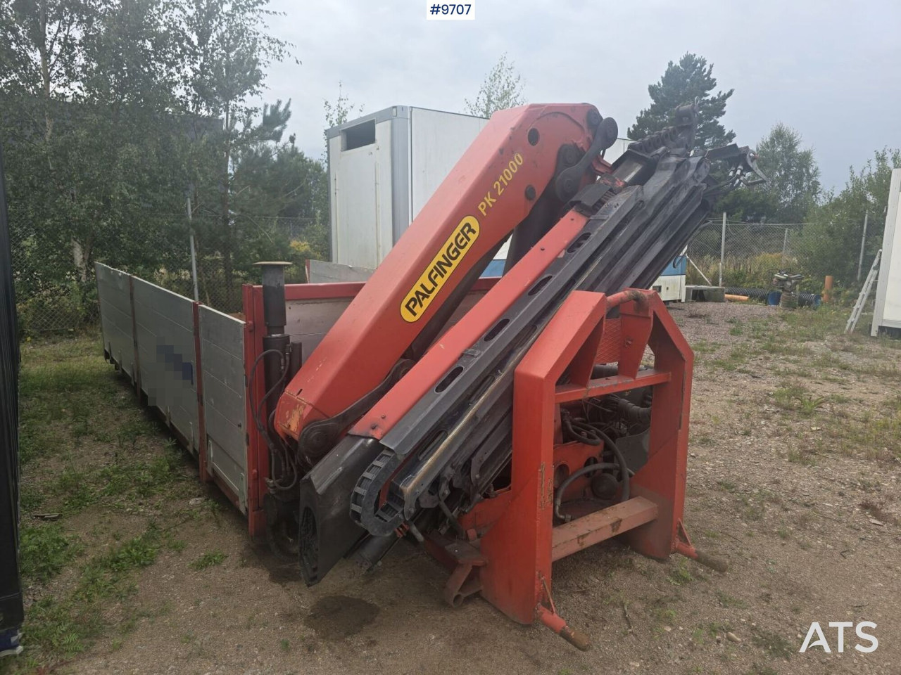 Crane flatbed Palfinger 21 t/m - Flatbed body: picture 1 Crane flatbed Palfinger 21 t/m - Flatbed body: picture 1